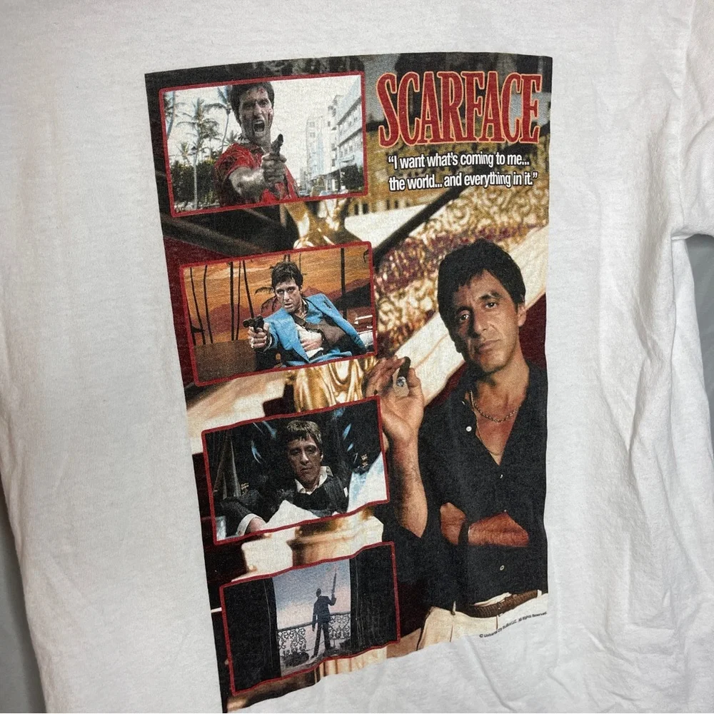 Scarface White Graphic Tee - Picture 3 of 6